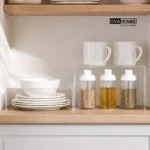 راف کابینت مرسه | راف نظم‌دهنده کریستالی داخل کابینت سایز بزرگ - Image 3