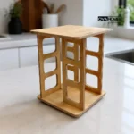 استند ادویه گردان داخل کابینت آشپزخانه مدرن