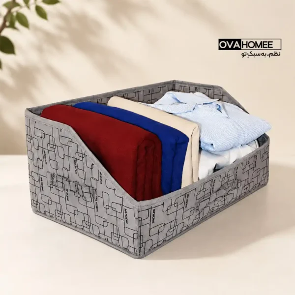چیدمان لباس داخل باکس نظم دهنده Family Box سایز Large