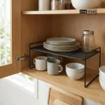 راف یک طبقه برای تفکیک ظروف داخل کابینت